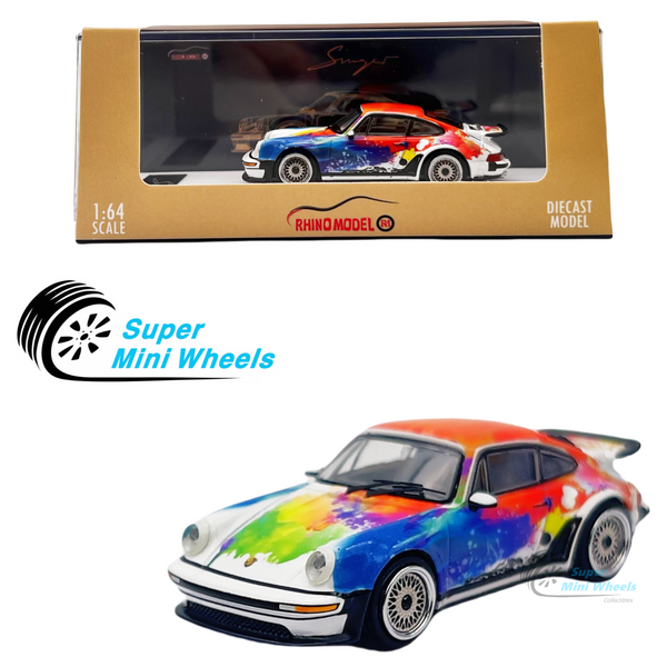 Rhino Model 1:64 Porsche 911 Singer Art Cat - Diecast Model