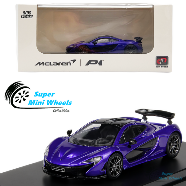 LCD Models 1:64 - McLaren P1 Purple - Diecast Model