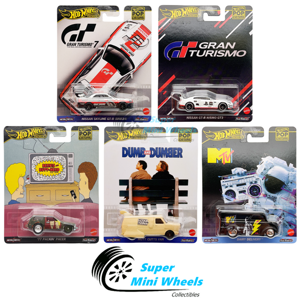 Hot Wheels 2024 Pop Culture C Case Set of 5 Cars【In-Stock】