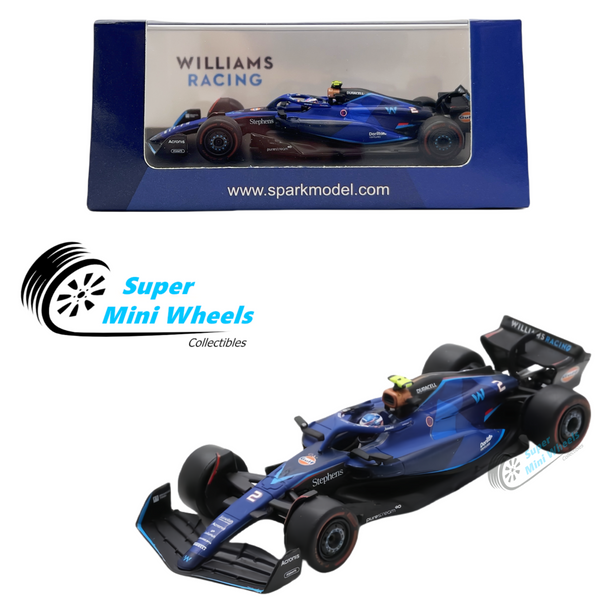 Sparky 1:64 Williams F1 FW45 #2 Williams Racing Bahrain GP 2023 Logan Sargeant