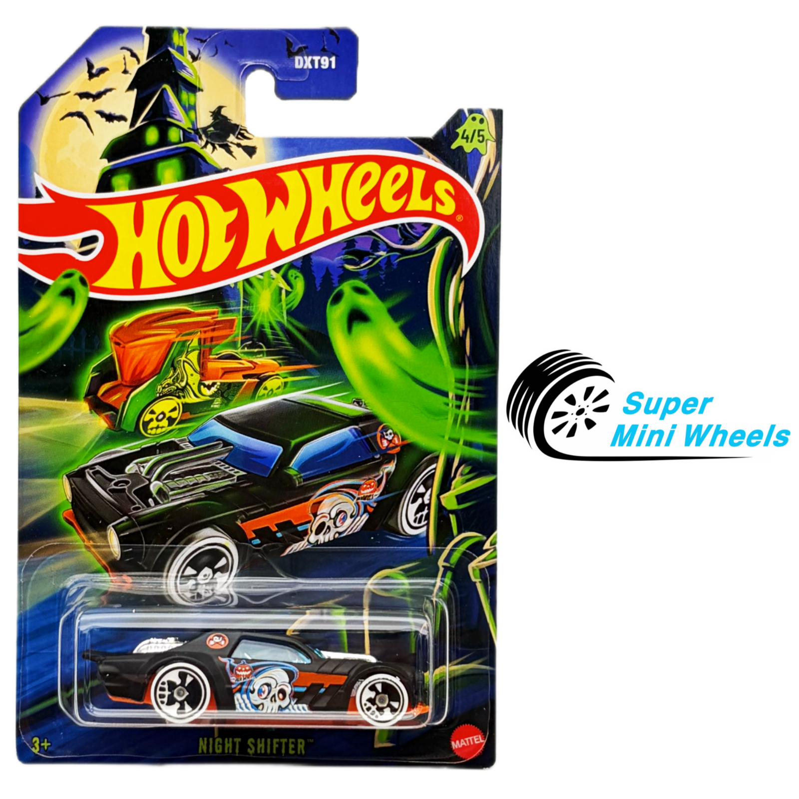 Hot Wheels 2025 Halloween Night Shifter – Super Mini Wheels