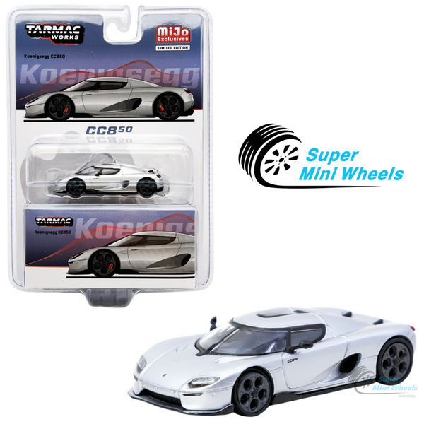 Tarmac Works 1:64 Koenigsegg CC850 Silver Silver – Global64