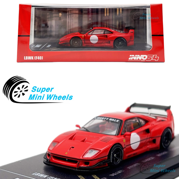 INNO64 1:64 LBWK Ferrari F40 Red