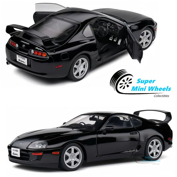 Solido 1:18 1993 Toyota Supra MK4 – Black - Diescast - S1807606