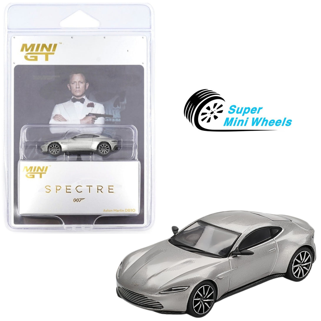 Mini GT 1:64 Aston Martin DB10 “Spectre” #910 – Super Mini Wheels