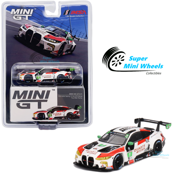 Mini GT 1:64 BMW M4 GT3 #1  IMSA 2023 Sebring 12 Hrs GTD Winner #640