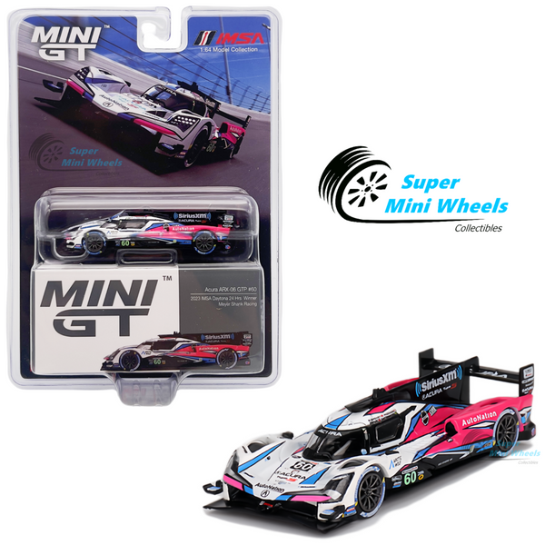 Mini GT 1:64 Acura ARX-06 GTP #60  2023 IMSA Daytona 24 Hrs Winner #668