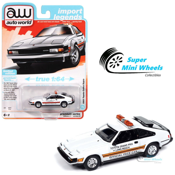 Auto World 1:64 - 1983 Toyota Celica Supra Toyota Grand Prix Of Long Beach Pace