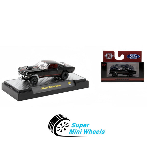 M2 Machines 1:64 - 1966 Ford Mustang Gasser Black R81 24-53