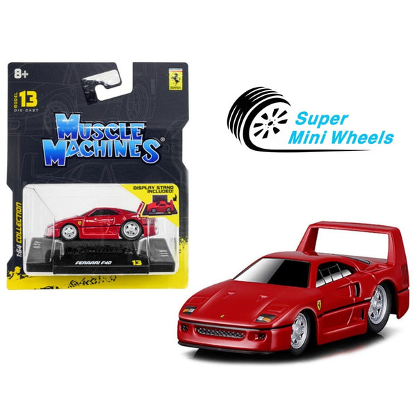 Muscle Machines 1:64 Ferrari F40 – Red