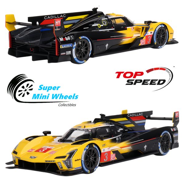 Top Speed 1:18 Cadillac V-Series.R #3 Cadillac Racing 2023 Le Mans 24 Hrs