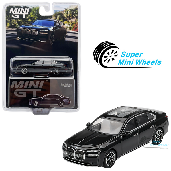 Mini GT 1:64 BMW i7 xDrive60 Black Sapphire #802