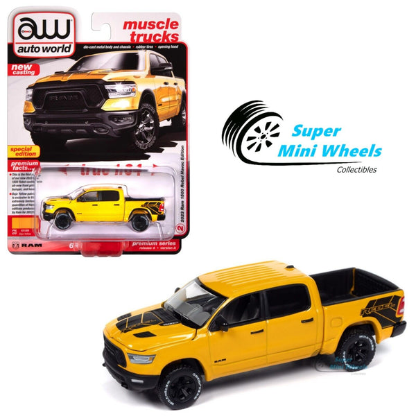 Auto World 1:64 - 2023 Dodge Ram Rebel Havoc Edition Yellow