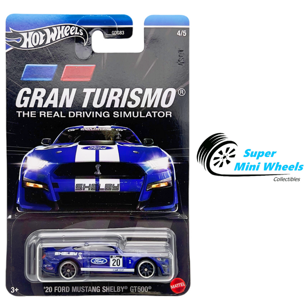 Hot Wheels 2024 Gran Turismo ‘20 Ford Mustang Shelby GT500 Blue