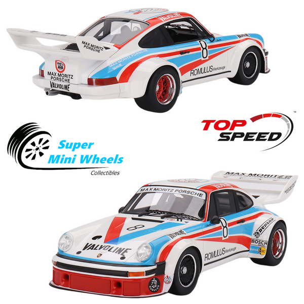 Top Speed 1:18 Porsche 934/5 #8 Max Moritz Team 1977 Nürburgring 1000 Kilometres