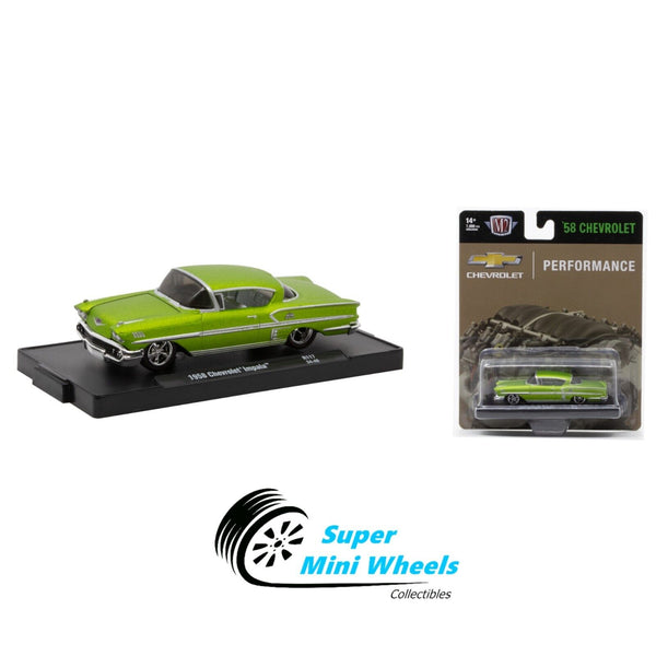 M2 Machines 1:64 - 1958 Chevrolet Impala Green R117 24-48