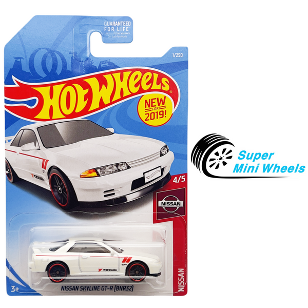 Hot Wheels Nissan Skyline GT-R R32 YOKOHAMA (White) 2019 #1