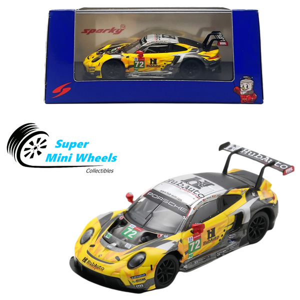 Sparky 1:64 PORSCHE 911 RSR-19 #72 HUB AUTO RACING 24H LE MANS 2021