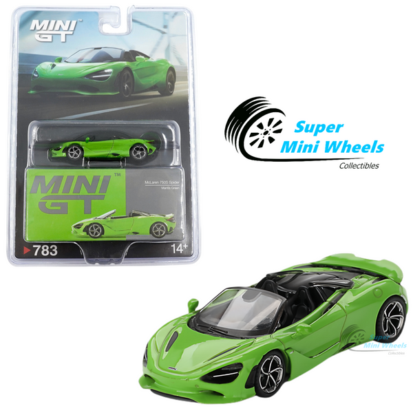 Mini GT 1:64 McLaren 750S Spider Mantis Green #783