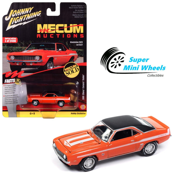 Johnny Lightning 1:64 MECUM 1969 Chevrolet Yenko Camaro Orange