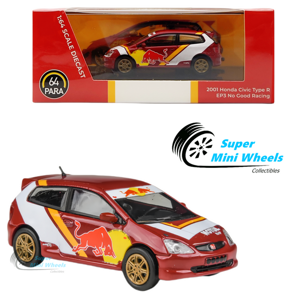 PARA64 - Honda 2001 Civic Type R EP3 - No Good Racing - 1:64