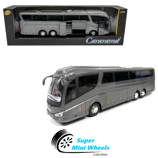 Cararama 1:50 Super Coach Autobus (Gray)