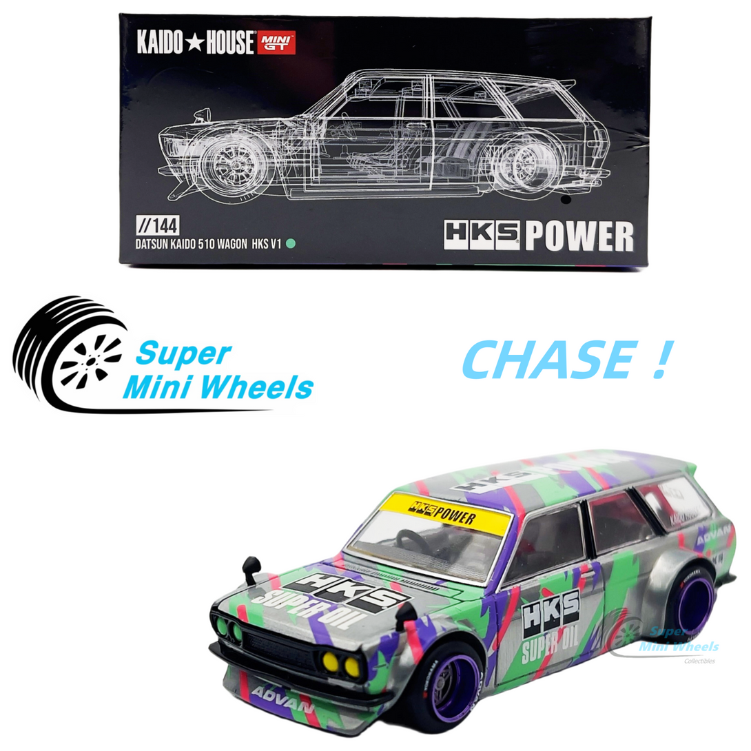 CHASE ! Mini GT x Kaido House 1:64 Datsun KAIDO 510 Wagon HKS V1 CHASE ! Mini GT x Kaido House 1:64 Datsun KAIDO 510 Wagon HKS V1