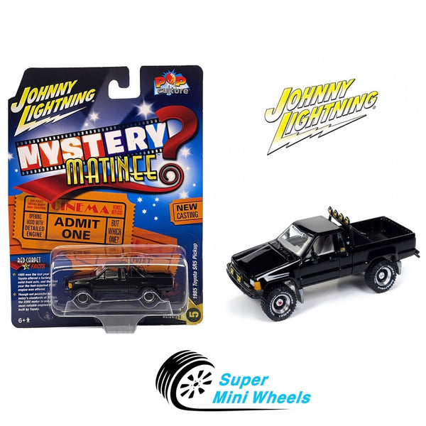 Johnny Lightning 1:64 Mystery Matinee 1985 Toyota SR5 Pickup – Black