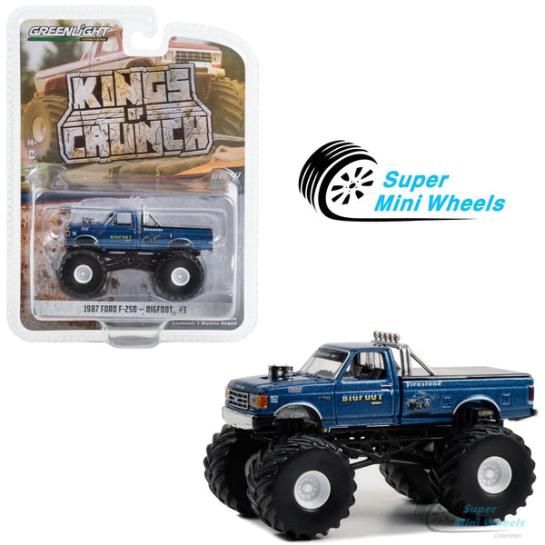 Greenlight 1/64 Kings of Crunch 1987 Ford F-250 – Bigfoot #3 - 49130-D