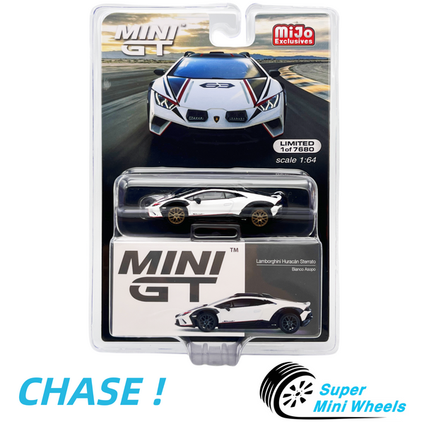 CHASE ! Mini GT 1:64 Lamborghini Huracán Sterrato Bianco Asopo #763