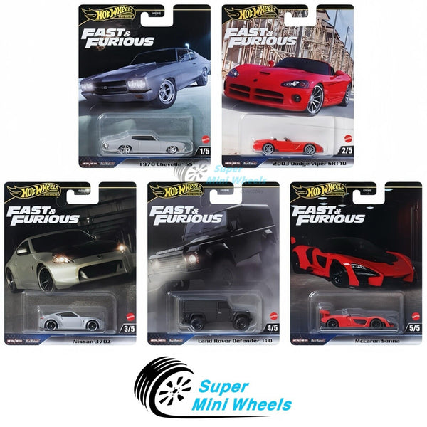 Hot Wheels 2024 Fast & Furious J Case Set of 5 Cars [In-Stock]