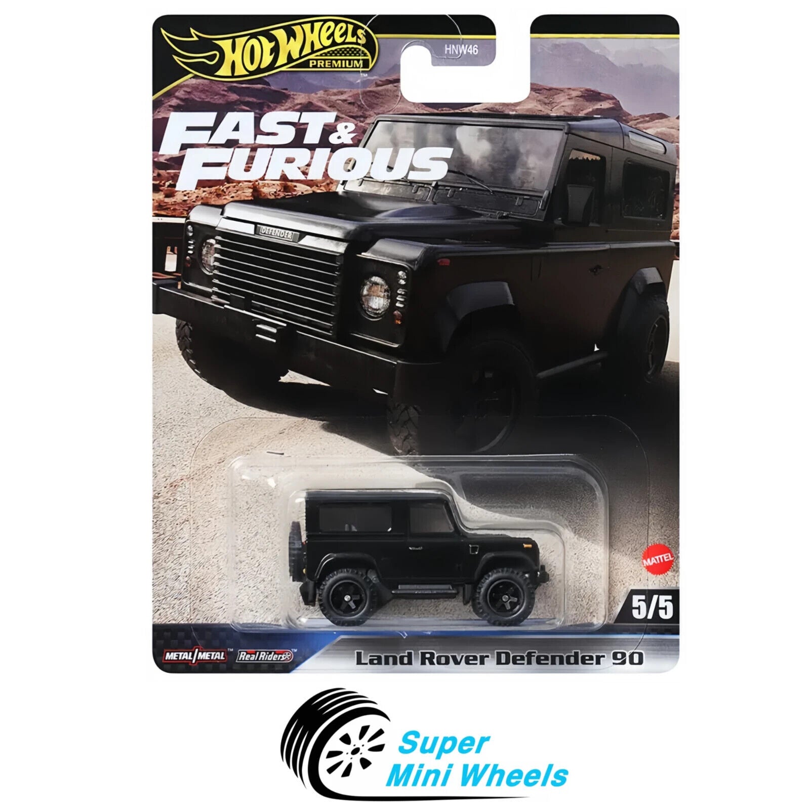 Hot Wheels Fast & Furious Land Rover Defender 90 HYP74 – Super Mini Wheels