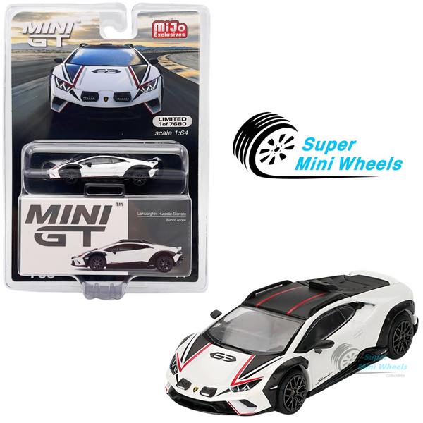 Mini GT 1:64 Lamborghini Huracán Sterrato Bianco Asopo #763