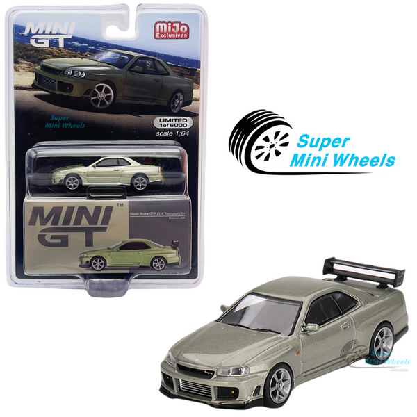 Mini GT 1:64 Nissan Skyline GT-R (R34) Tommykaira R-z Millenium Jade #697