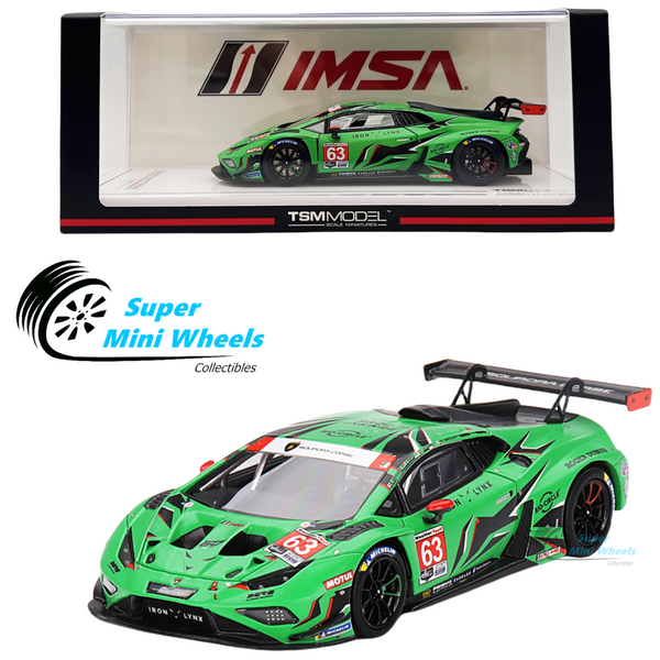 TSM-Model 1:43 Lamborghini Huracán GT3 EVO2 #63 Iron Lynx 2023 IMSA Daytona 24H