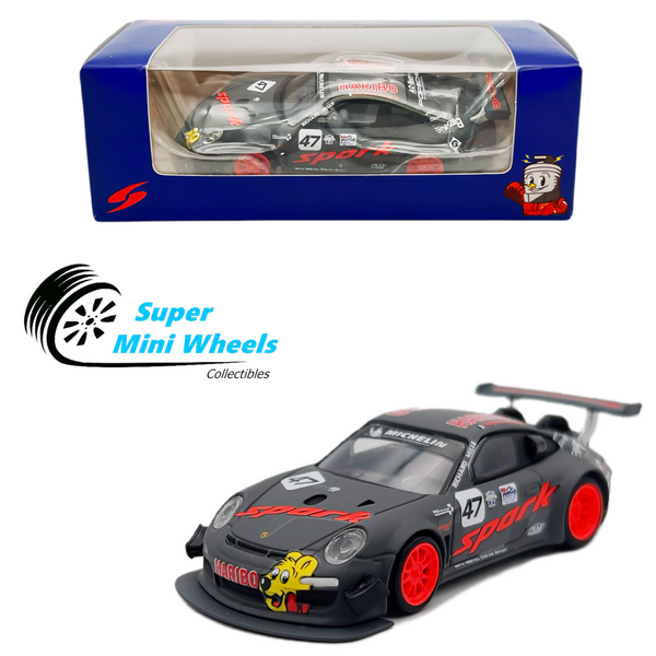 Sparky 1:64 Porsche 997 GT3R Pikes Peak 2012 #47 Gray