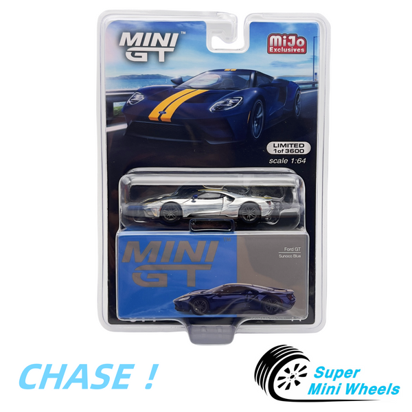 CHASE ! Mini GT 1:64 Ford GT Sunoco Blue #614