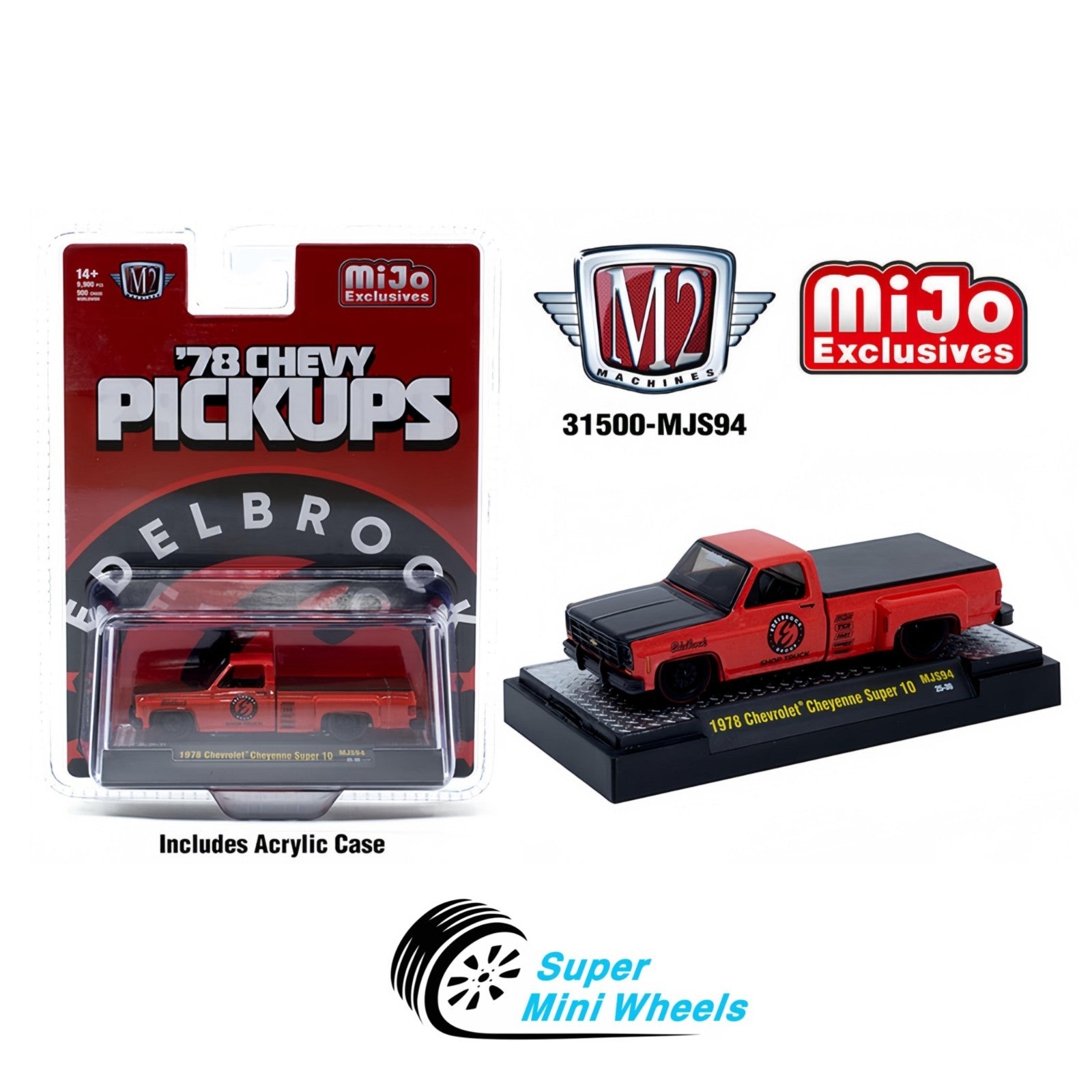 M2 Machines 1:64 1978 Chevrolet Cheyenne Super 30 Custom EDELBROCK – R ...
