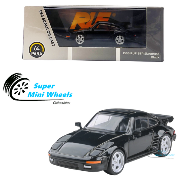 PARA64 Porsche 1986 RUF BTR Slantnose Black - 1:64