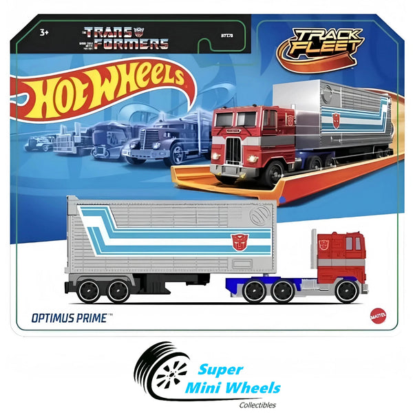 Hot Wheels 1:64 2024 Track Fleet Transformers Optimus Prime JFF66 (Pre-Order)