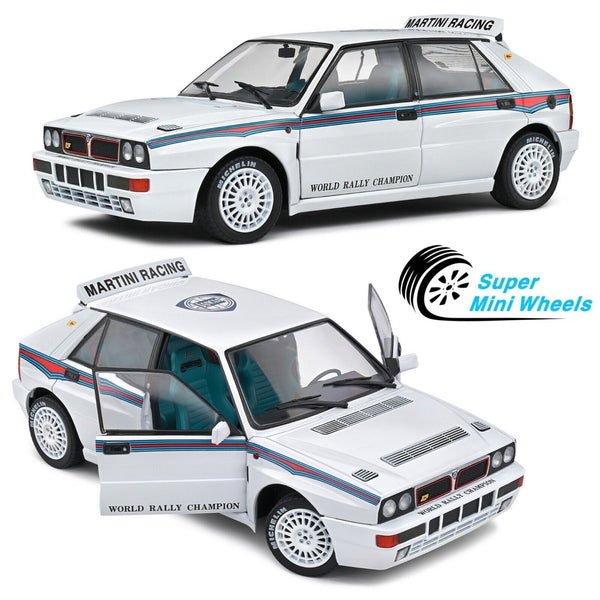 Solido 1:18 - 1992 Lancia Delta HF Integrale Evo 1 Martini 6 (White) Diescast