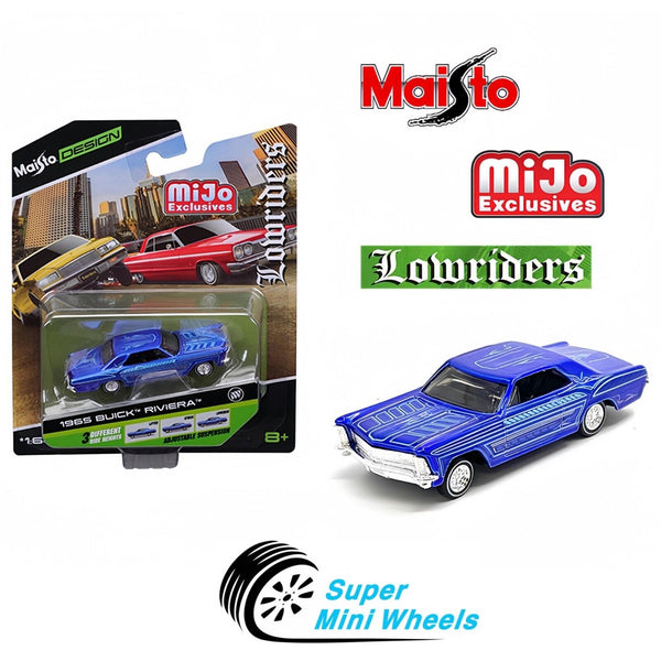 Maisto 1:64 Lowriders 1987 Buick Riviera Metallic Blue