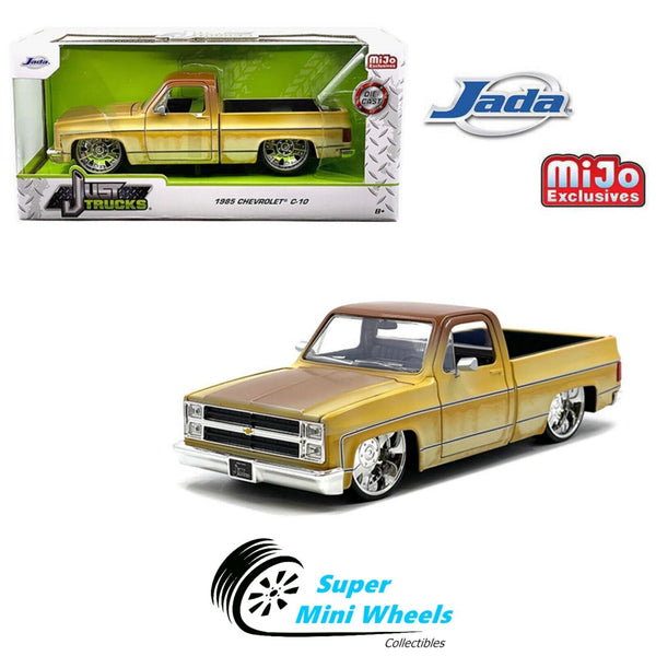 Jada 1:24 Just Trucks 1985 Chevrolet C10 Pickup with JD3 Wheels – Patina Rust