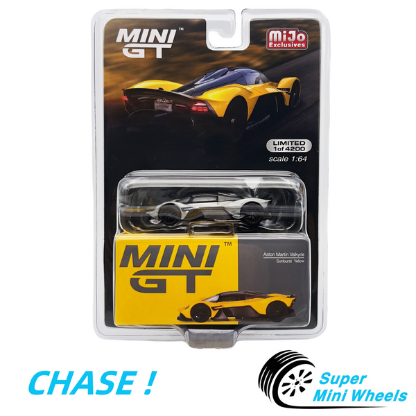 CHASE ! Mini GT 1:64 Aston Martin Valkyrie Sunburst Yellow #744