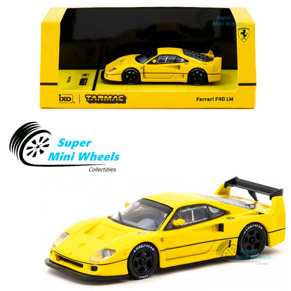 Tarmac Works x iXO 1:64 Ferrari F40 LM Yellow