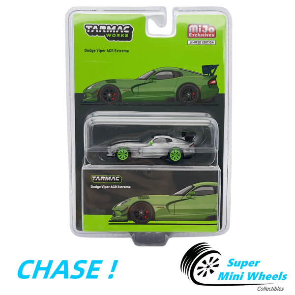 CHASE ! Tarmac Works 1:64 Dodge Viper ACR Extreme – Green Metallic – MiJo