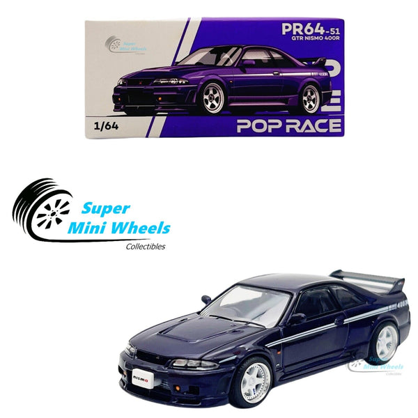 Pop Race 1:64 Nissan GTR R33 Nismo 400R Midnight Purple PR64-51