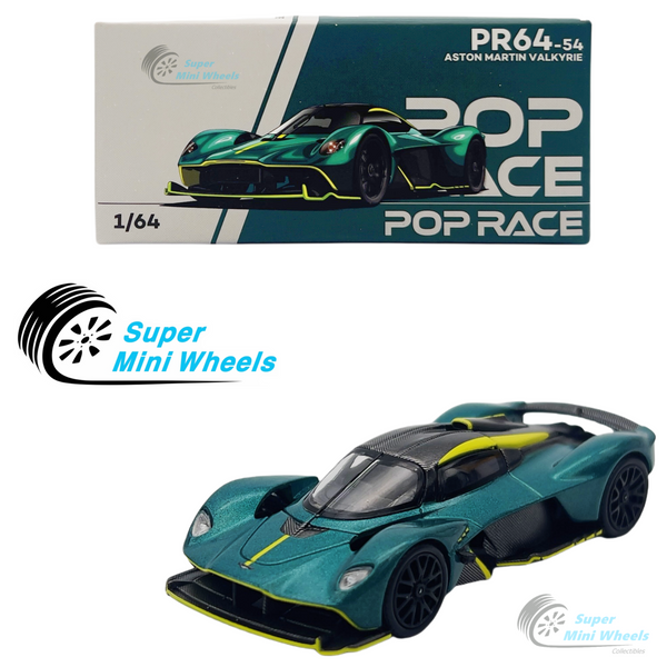 Pop Race 1:64 Aston Martin Valkyrie Green PR64-54