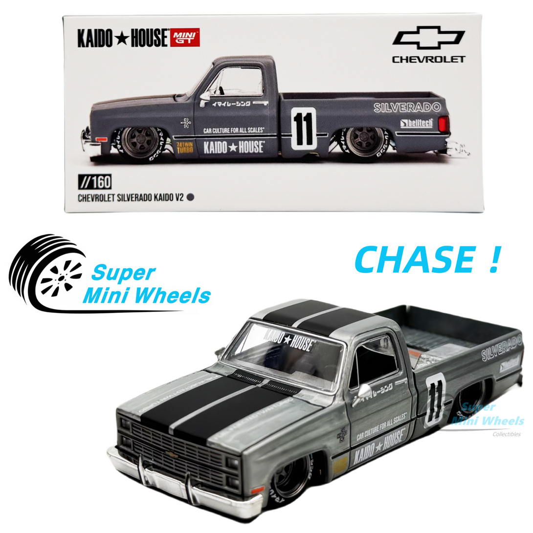 CHASE ！Mini GT x Kaido House 1:64 Chevrolet Silverado KAIDO