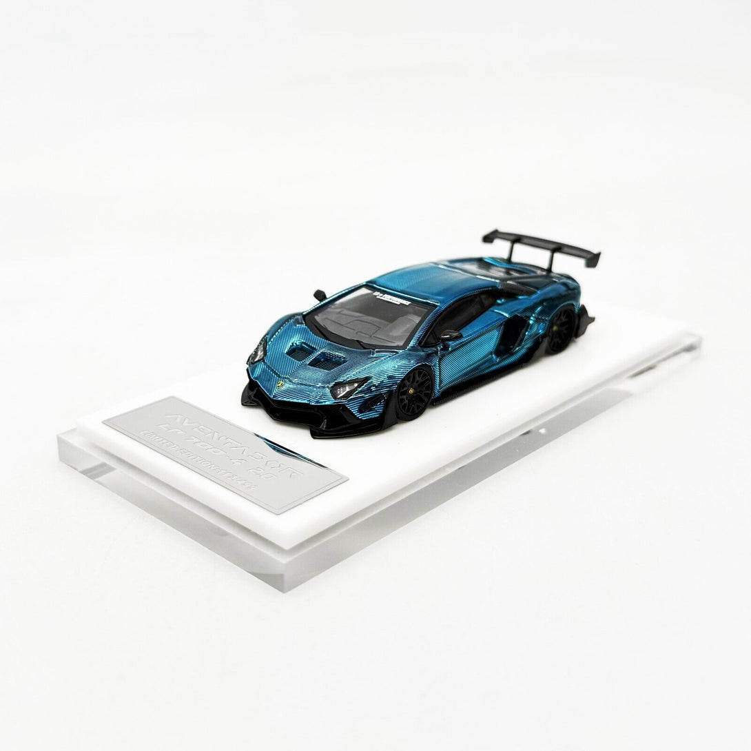 Star Model 1:64 LBWK Lamborghini Aventador LP 700-4 2.0 Carbon Chrome ...